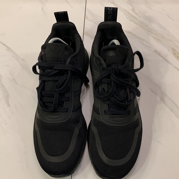 Adidas Originals Multix J FX6231 Triple Black Running Shoes Men's 10 1/2 - Picture 4 of 8